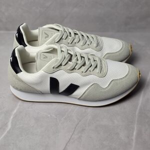 Veja White and Gray Sneakers